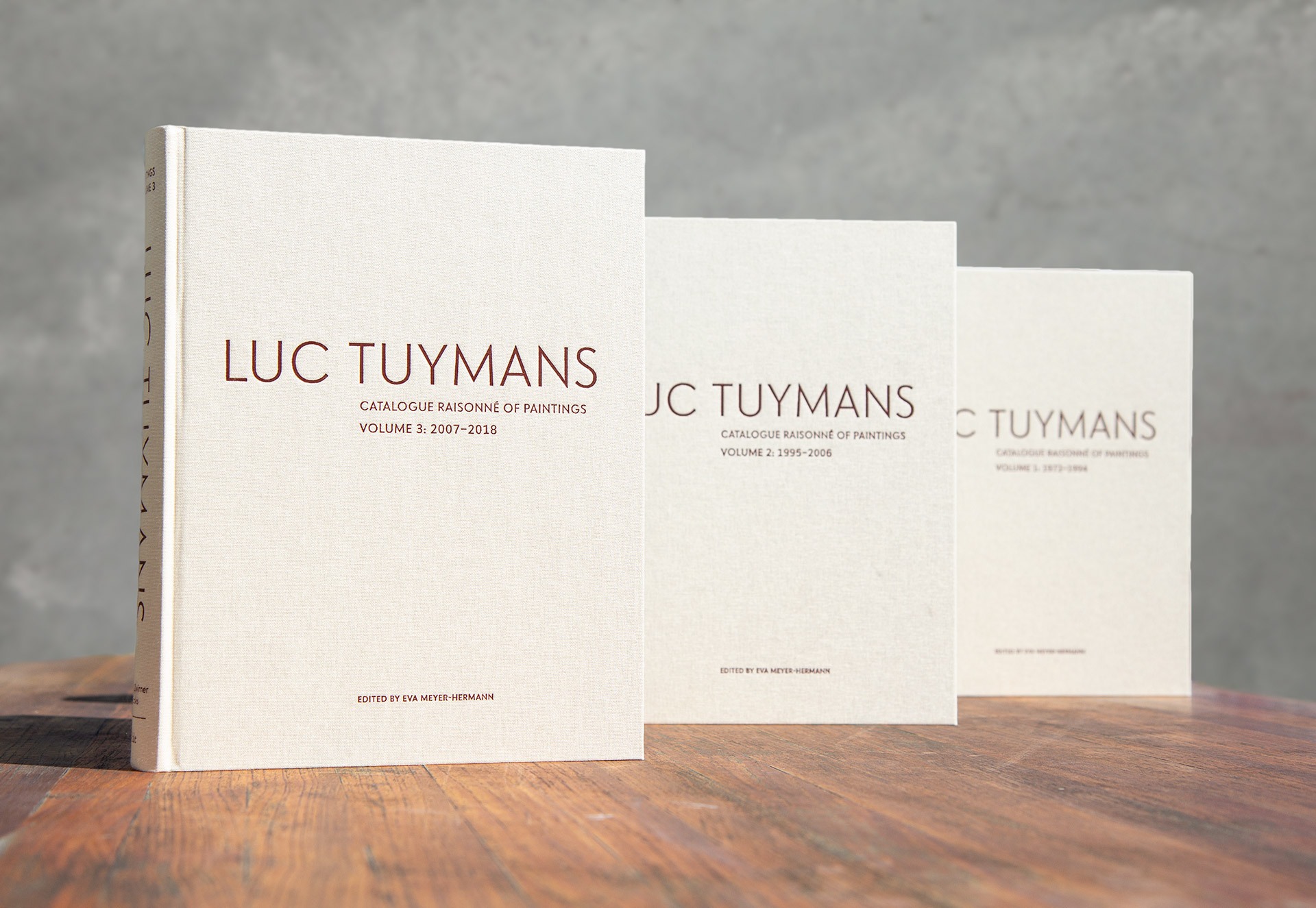 Luc Tuymans Catalogue Raisonné of Paintings, Volumes 1, 2, and 3.